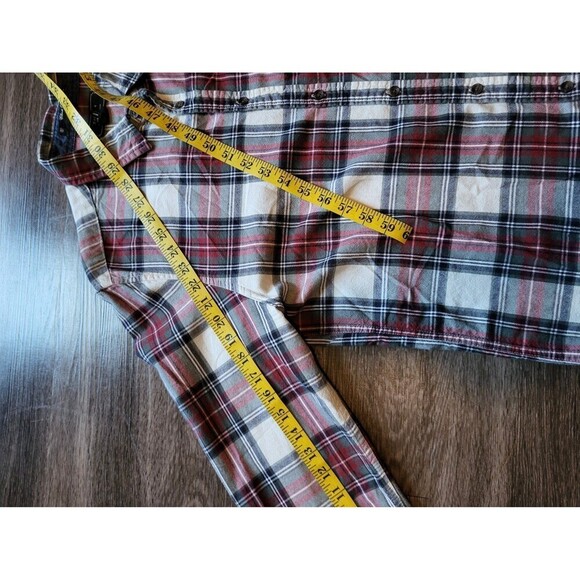 21 Men by Forever21, Regular Fit, Men's Long Sleeve Flannel Shirt, Size Large - Picture 9 of 9